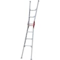 長谷川工業 階段用脚部伸縮式アルミはしご兼用脚立 RYE型 4段(10203)