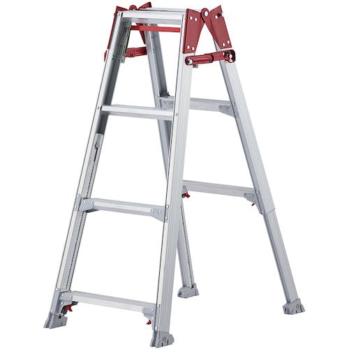 階段用脚部伸縮式アルミはしご兼用脚立 RYE型 4段(10203) | はしご