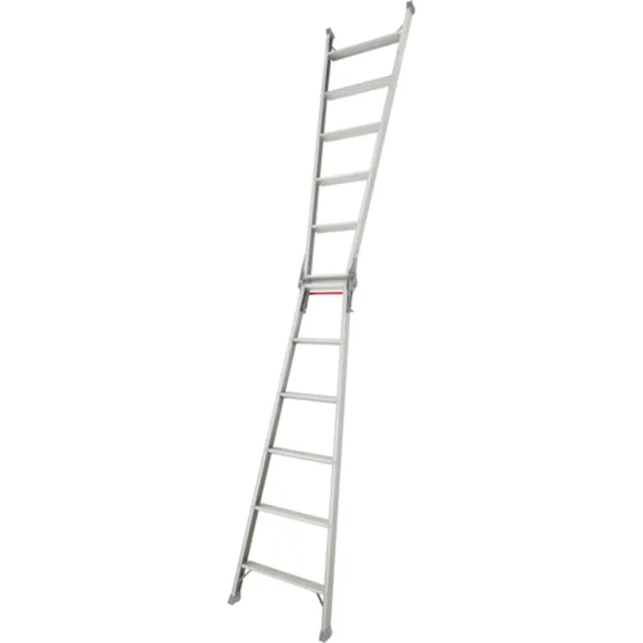 【CAINZ-DASH】長谷川工業 アルミはしご兼用脚立 標準タイプ ワンタッチバー RD型 6段(10264) RD-18B【別送品】