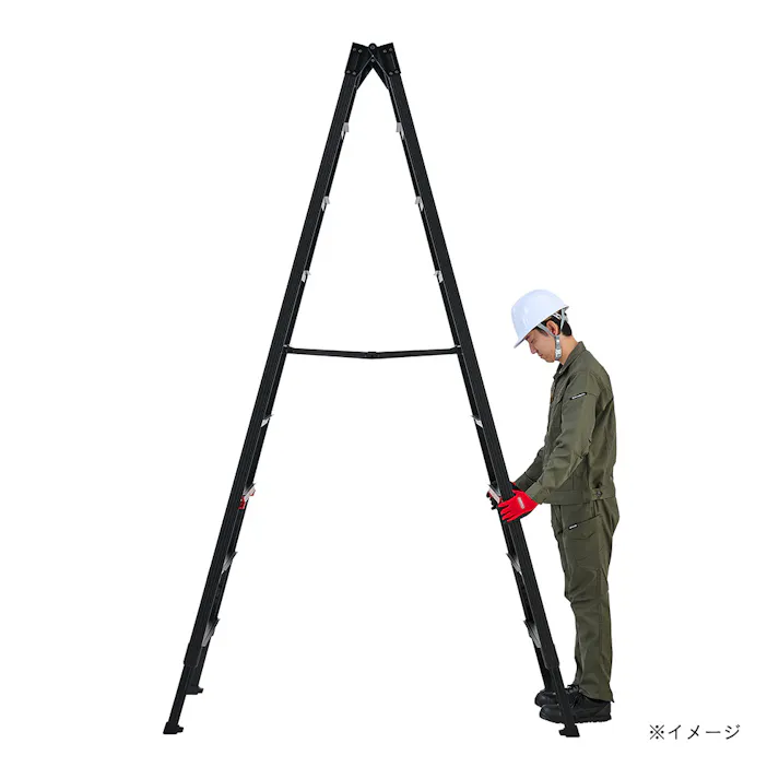 はしご兼用伸縮脚立 ジャガマン BLACKRYRB-30【SU】