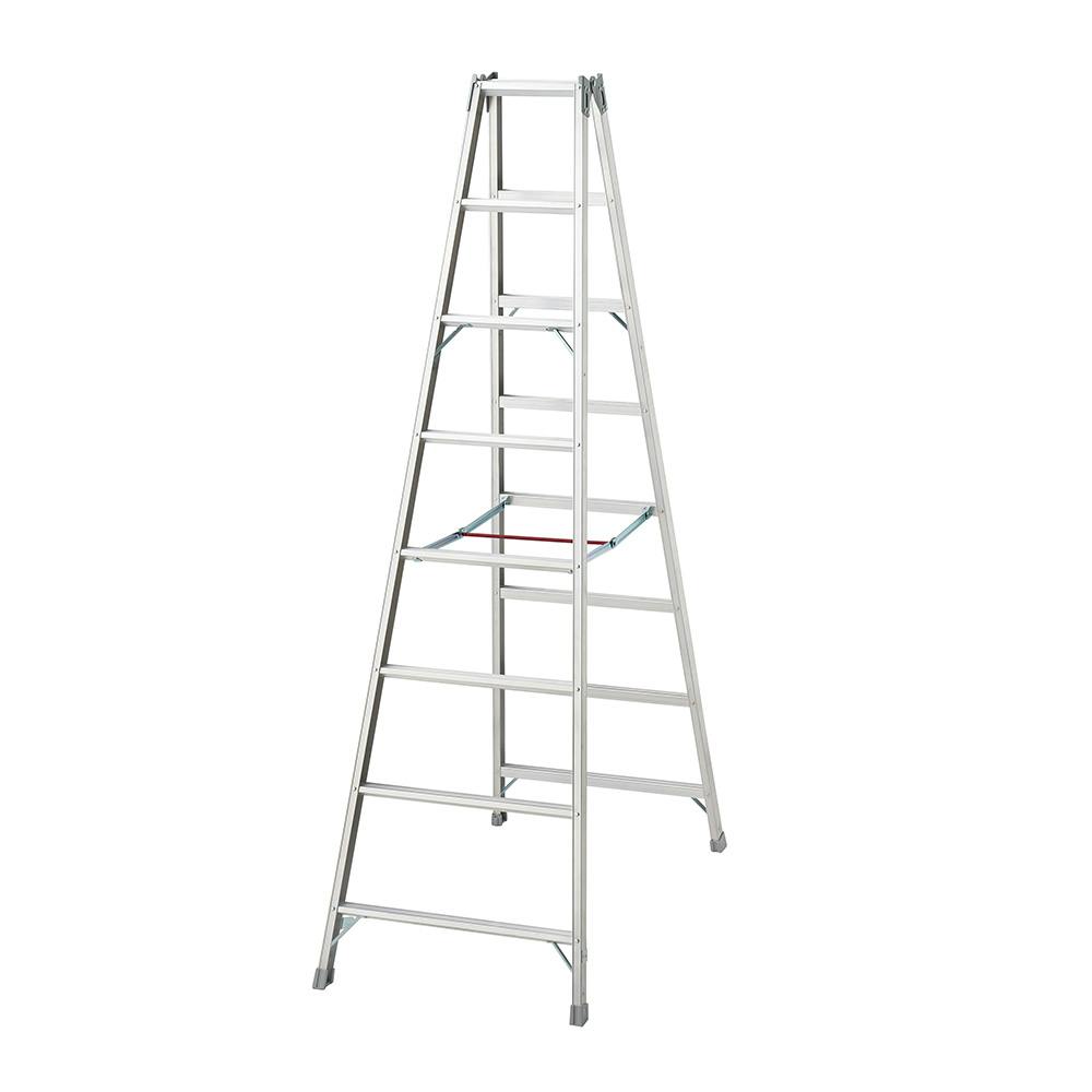 長尺専用脚立 軽量アルミ TOP-24b【SU】