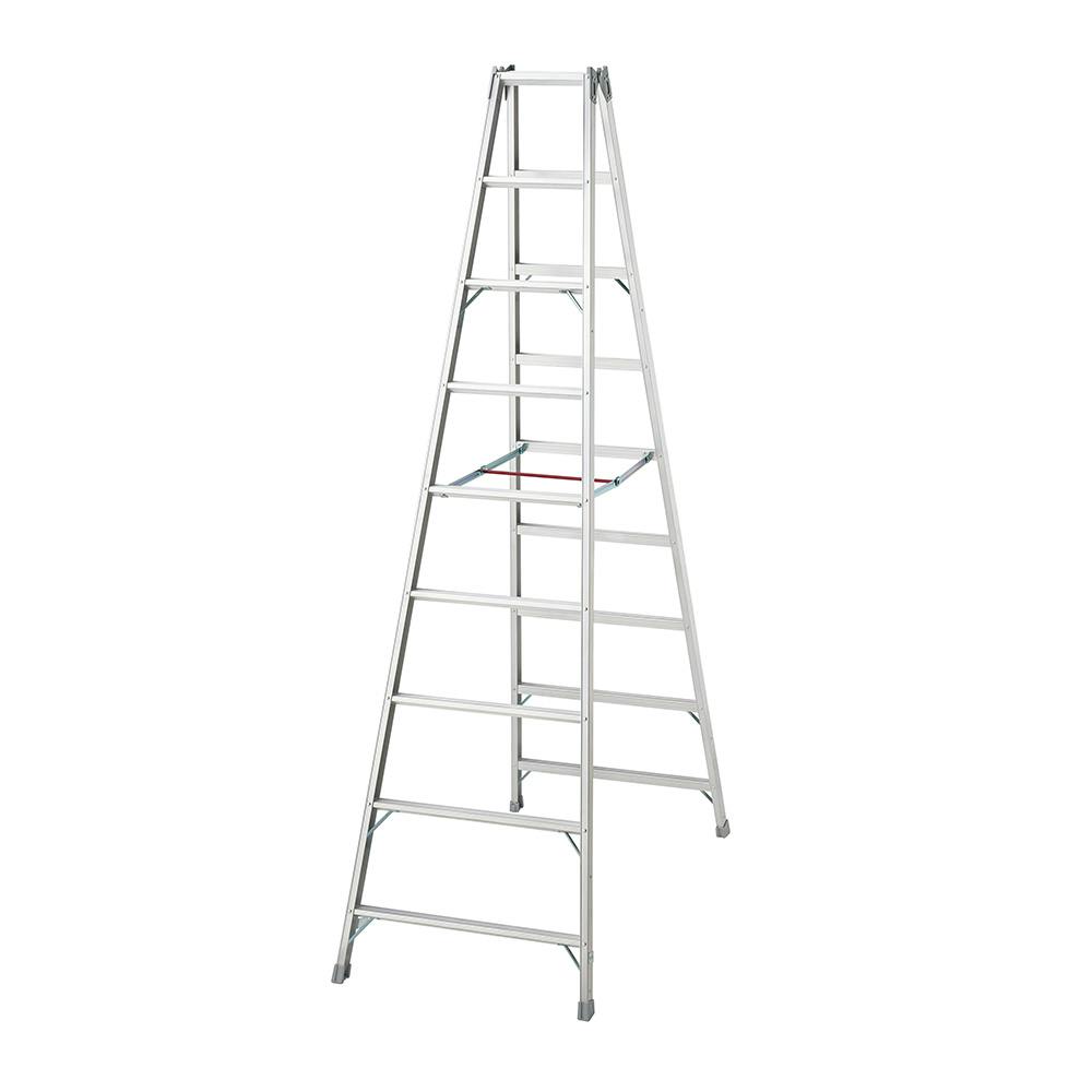 長尺専用脚立 軽量アルミ TOP-27b【SU】