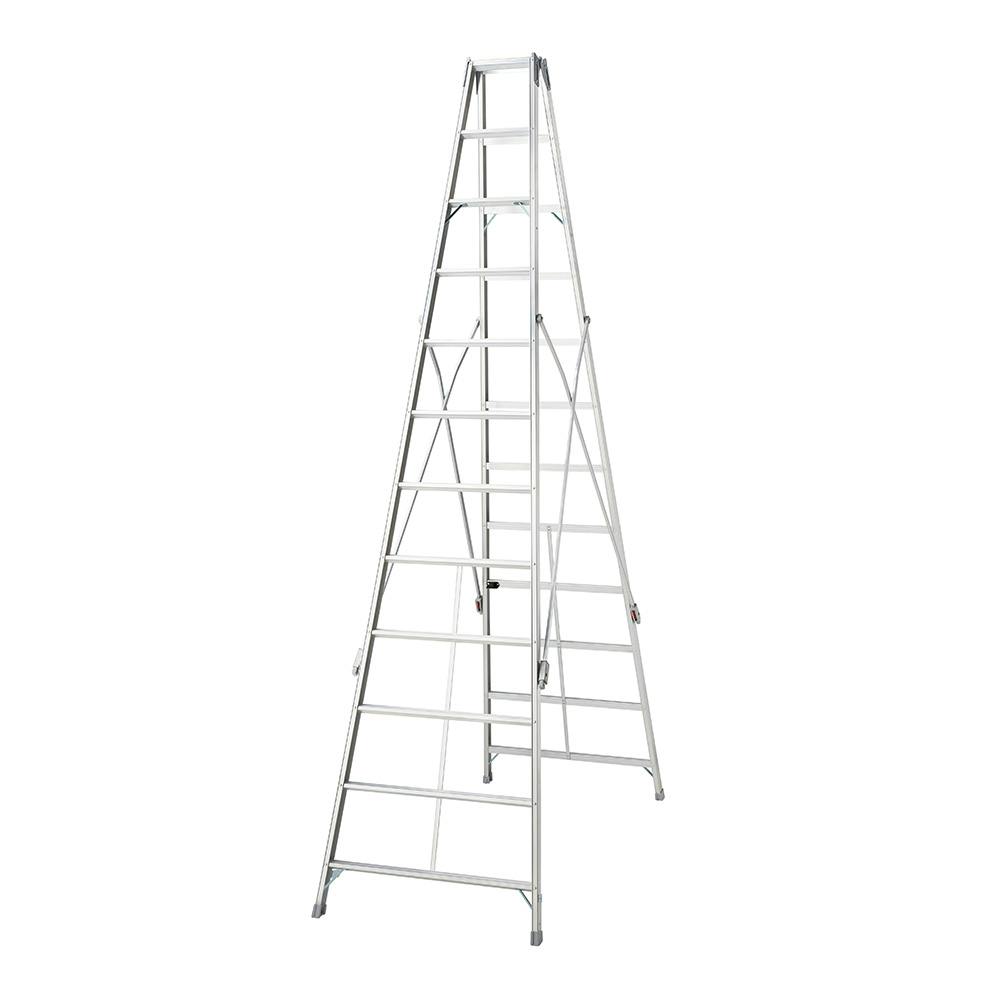 長尺専用脚立 軽量アルミ TOP-36b【SU】