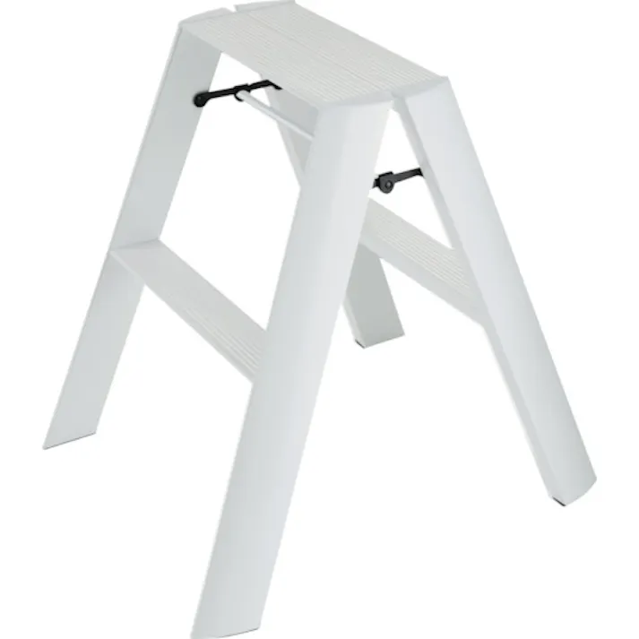 【CAINZ-DASH】長谷川工業 踏台 ルカーノ 2ステップ ホワイト(17019) ML2.0-2(WH)【別送品】