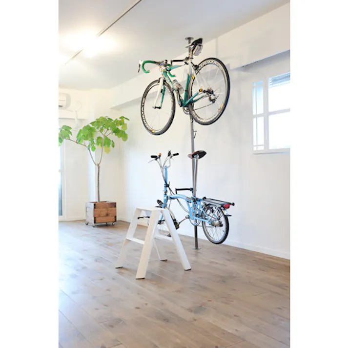 【CAINZ-DASH】長谷川工業 踏台 ルカーノ 2ステップ ホワイト(17019) ML2.0-2(WH)【別送品】