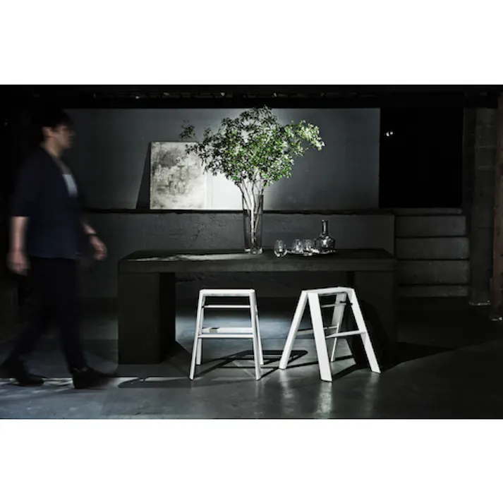 【CAINZ-DASH】長谷川工業 踏台 ルカーノ 2ステップ ホワイト(17019) ML2.0-2(WH)【別送品】