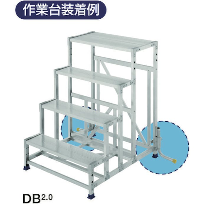 【CAINZ-DASH】長谷川工業 Ｌ型アウトリガー PAR1.0【別送品】