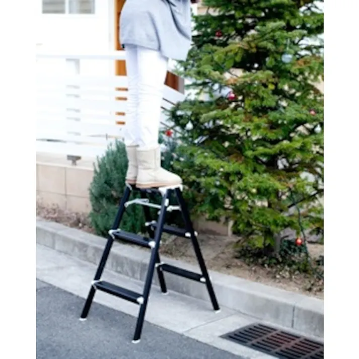 【CAINZ-DASH】長谷川工業 踏み台 強力型 30cm ブラック SK2.0-03BK【別送品】