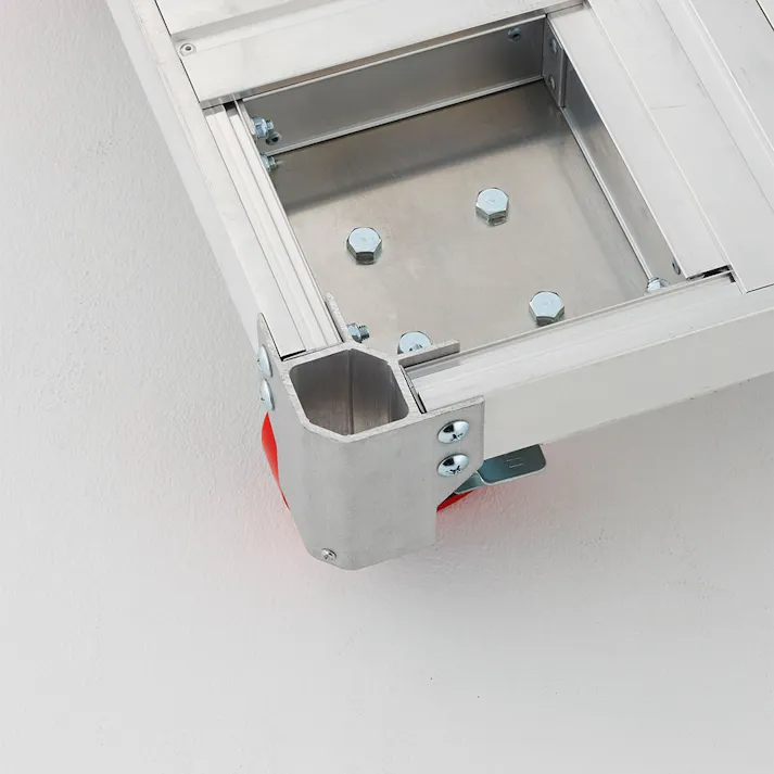 アルミ製運搬台車 長さ74×幅64×高さ26.5cm