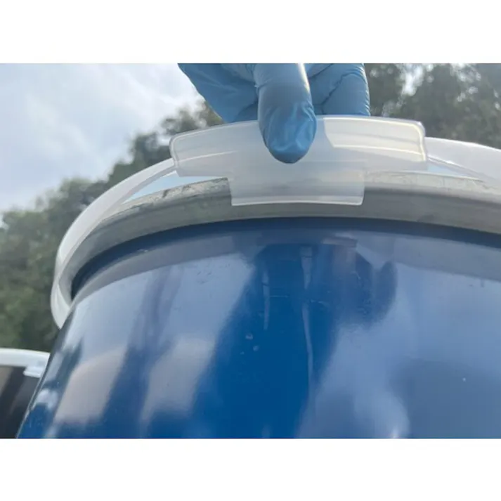 【CAINZ-DASH】DICプラスチック 容器資材営業部 オープンドラム缶用カバー DC-2:642×60 白 DC-2-WH【別送品】