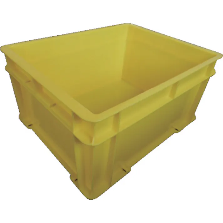 【CAINZ-DASH】DICプラスチック 容器資材営業部 DA型コンテナDA-24 外寸:W446XD343XH217.5 イエロー DA-24【別送品】