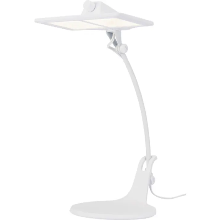 【CAINZ-DASH】スワン電器 OLEDデスクライト 家庭用2灯タイプ 白色 白【別送品】