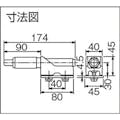 【CAINZ-DASH】ダイケン ドアハンガー用オプション　ニュートン２０ダンパー付戸当り N20-DCS【別送品】