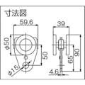 【CAINZ-DASH】ダイケン ドアハンガー　ニュートン２０トロリー単車 N20-2TR【別送品】