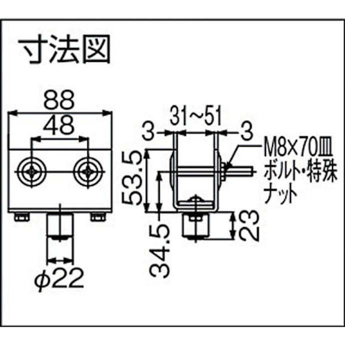 【CAINZ-DASH】ダイケン ドアハンガー用オプション　ニュートン２０枠付ガイドローラ N20-GRAP【別送品】