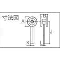 【CAINZ-DASH】ダイケン ２号ドアハンガー用伸縮扉用単車 2-2WH-S【別送品】