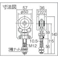 【CAINZ-DASH】ダイケン スチール３号ドアハンガーマテハン部品　トロリー単車 TR-3B【別送品】