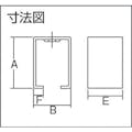 【CAINZ-DASH】ダイケン ３号ドアハンガー用天井受下 3-BOX【別送品】