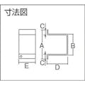 【CAINZ-DASH】ダイケン ４号ドアハンガー用サイドカバー 4-STP【別送品】