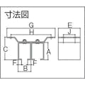 【CAINZ-DASH】ダイケン ４号ドアハンガー用天井継受二連 4-OBT2【別送品】