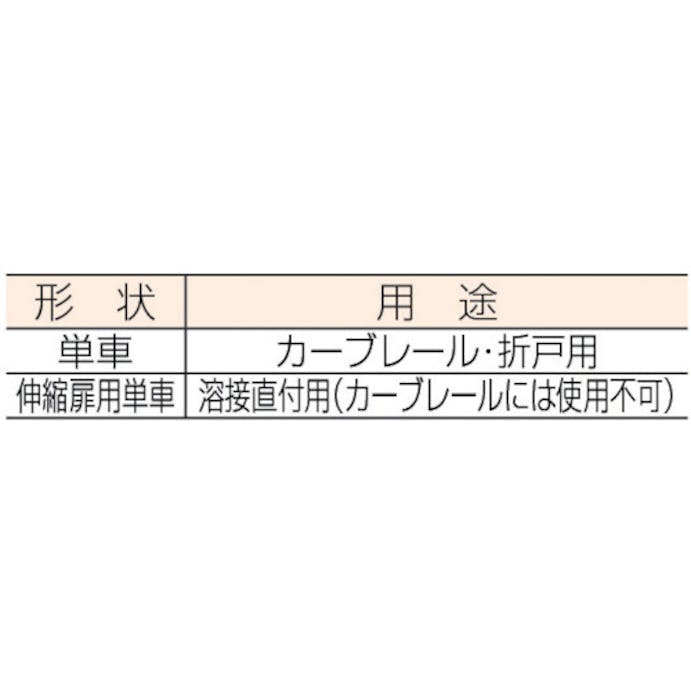 【CAINZ-DASH】ダイケン ５号ドアハンガー用単車 5-2WH【別送品】