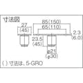 【CAINZ-DASH】ダイケン ５号ドアハンガー用ガイドローラ 5-GRO【別送品】