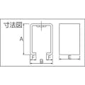 【CAINZ-DASH】ダイケン ２号ステンレスドアハンガー用天井受下 2S-BOX【別送品】