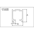 【CAINZ-DASH】ダイケン アルミドアハンガー　ＳＤ１５レール３６４０シルバー SD15-R36S【別送品】