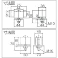 【CAINZ-DASH】ダイケン ３号ドアハンガー用ゴム付戸当り 3-CSQ【別送品】