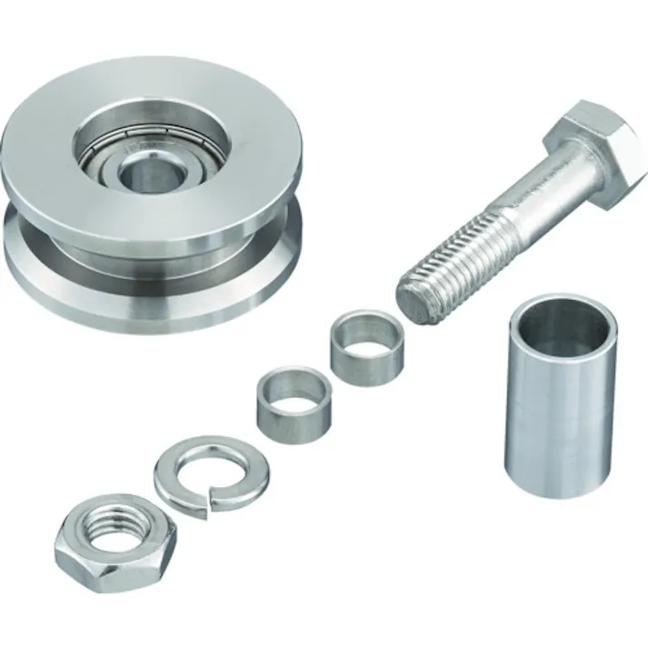 【CAINZ-DASH】ダイケン ステンレス製重量戸車用車輪 車径Φ70 DS-70V【別送品】