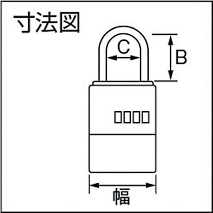 【CAINZ-DASH】ダイケン ボックス付南京錠　キー保管ボックス　ボクシィ DK-65【別送品】