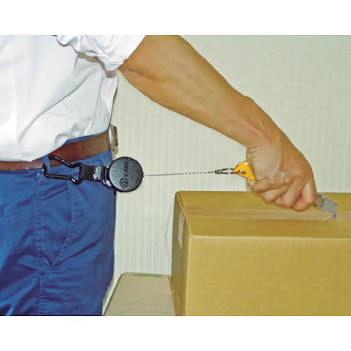 【CAINZ-DASH】ダイケン キーバック 0.6mステンチェーン カラビナ付 KB-8B【別送品】