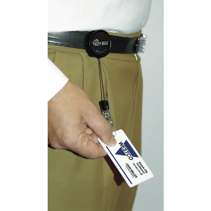 【CAINZ-DASH】ダイケン キーバック 90cmナイロンコード 回転式ベルトクリップ KB-6ID【別送品】