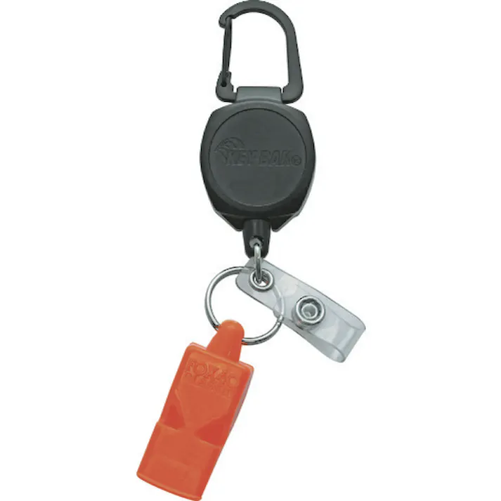 【CAINZ-DASH】ダイケン キーバック 0.6mケブラー(R)コード カラビナ&ホイッスル付 KB-SKW【別送品】