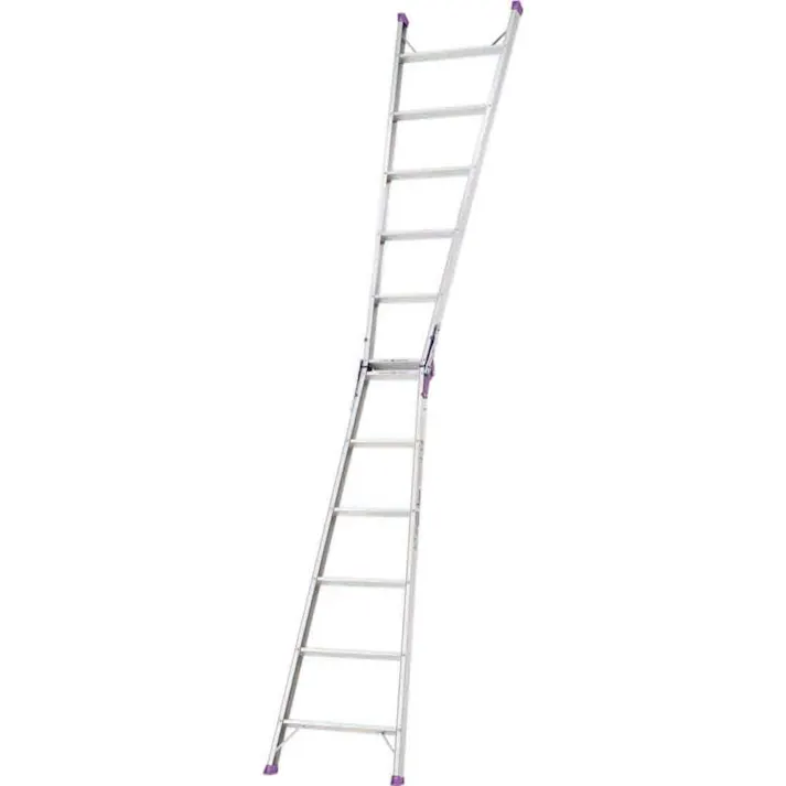 アルミ製梯子兼用幅広脚立 6段 MR180W【別送品】