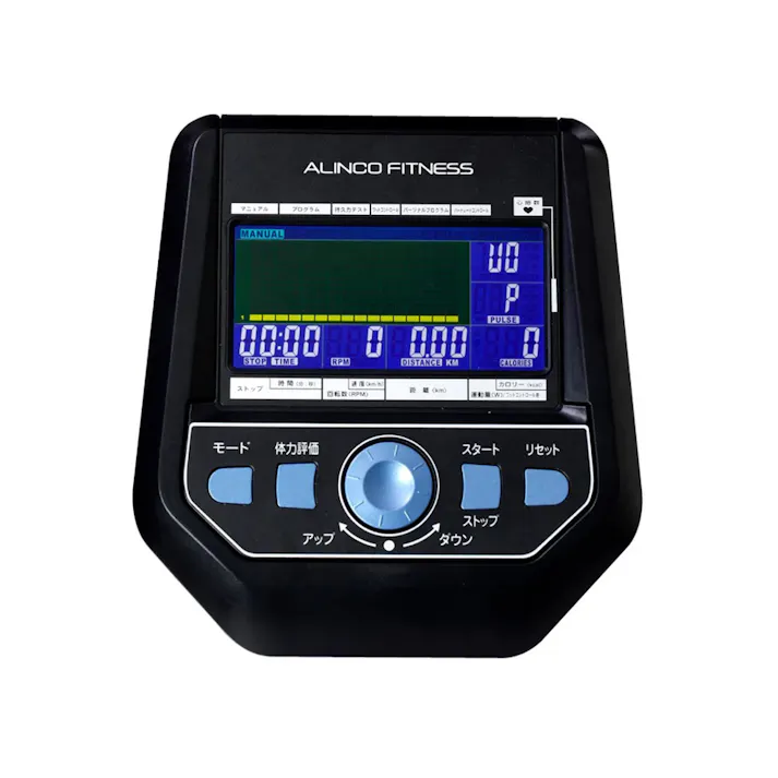 アルインコ プログラムバイク 6119 AFB6119 マグネット負荷24段階 心拍数測定可能 タブレットトレー付 USB電源搭載 フィットネスバイク【別送品】