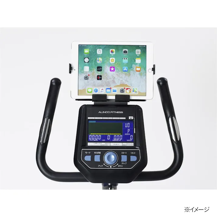 アルインコ プログラムバイク 6119 AFB6119 マグネット負荷24段階 心拍数測定可能 タブレットトレー付 USB電源搭載 フィットネスバイク【別送品】