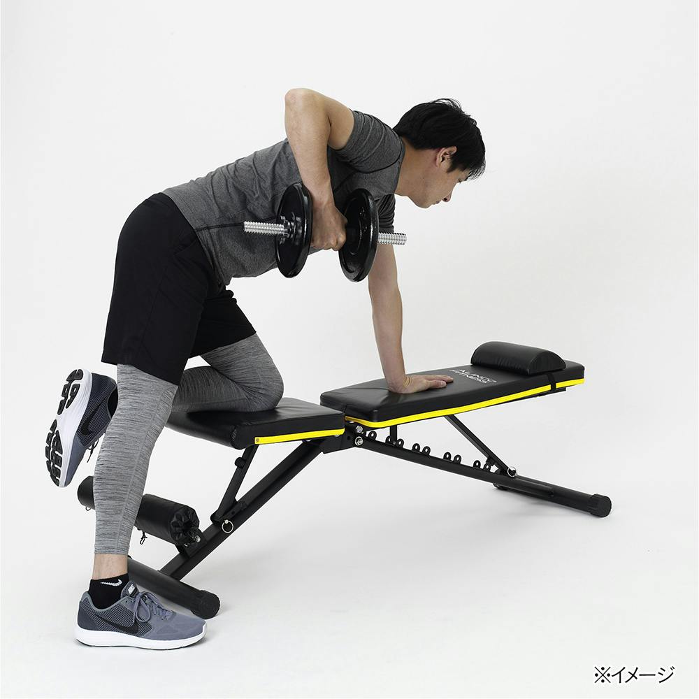 アルインコ アジャスタブルベンチ FA221Y 背もたれ座面角度調節