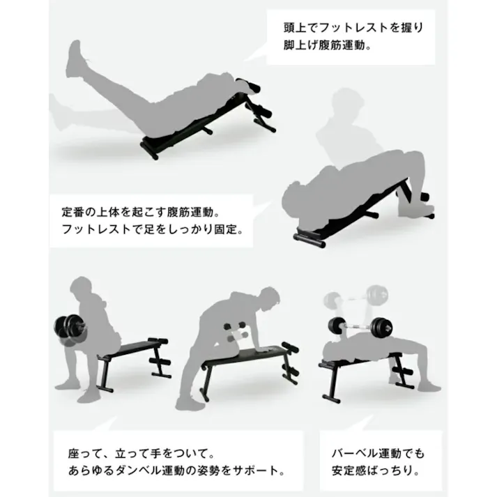 アルインコ トレーニングベンチ FA200 簡単傾斜調節 折り畳みコンパクト収納可能 2WAY仕様ベンチ 宅トレ トレーニング機器【別送品】