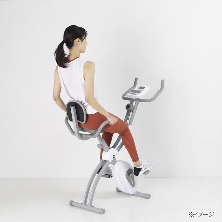 アルインコ コンフォートバイク AFBX4922 折りたたみ可能 コンパクト 軽量 省スペース 静音性 8段階負荷ダイヤル調節 フィットネスバイク【別送品】