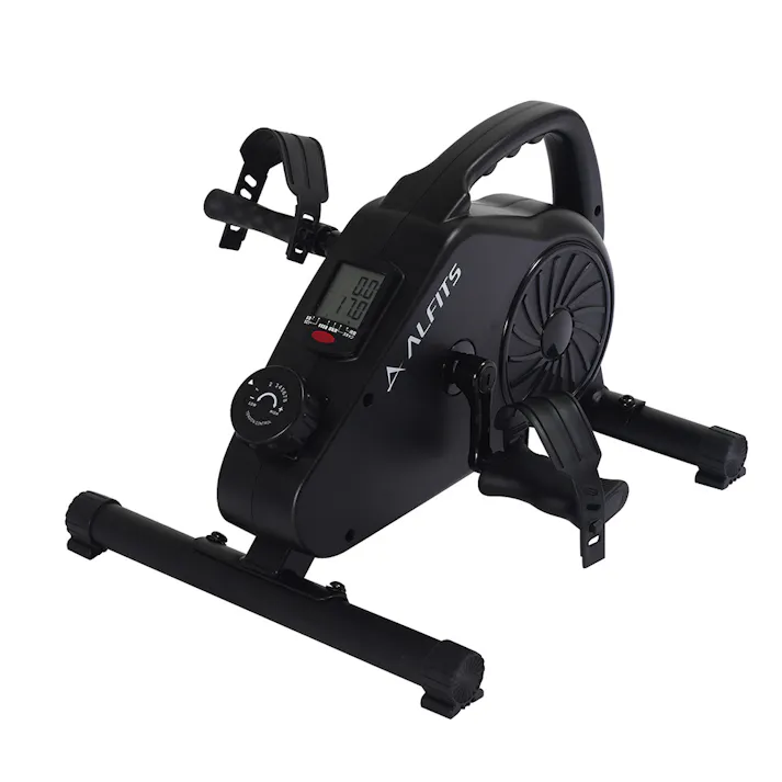 アルインコ エアロマグネティック ミニバイク AFB2123K 電池式 静音設計 ペダルベルト付 マグネット負荷方式8段階 フィットネスバイク【別送品】