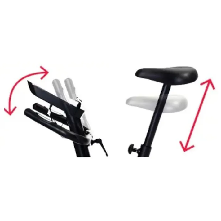 アルインコ エアロ マグネティックバイク AFB5223 静音性 8段階負荷ダイヤル調節 体力評価機能搭載 フィットネスバイク【別送品】