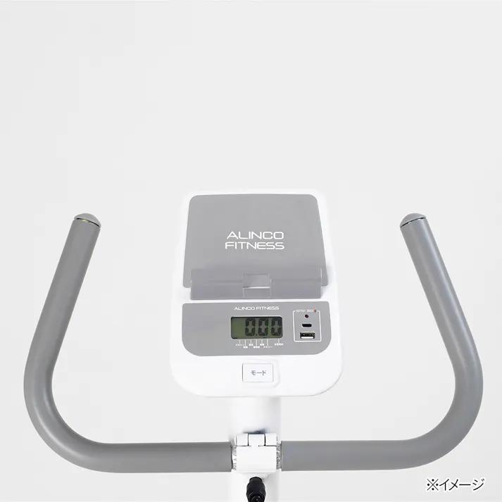 アルインコ チャージワークバイク AFB7024 ペダルを漕ぐだけカンタン発電 マグネット負荷調節8段階 タブレットトレー付 フィットネスバイク【別送品】