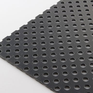 アルインコ アルミ複合板パンチ ブラック CG46P-11 3×600×450