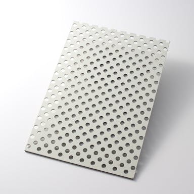 アルインコ アルミ複合板パンチ アイボリー CG23P-01 3×300×200