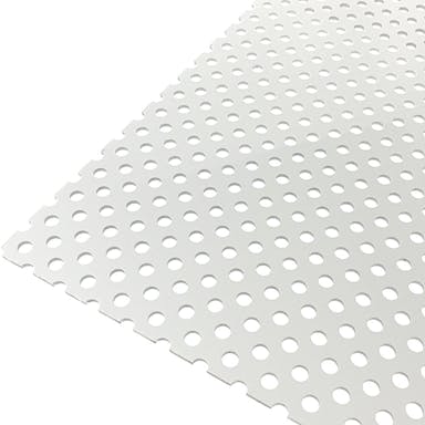 アルインコ アルミ複合板パンチング ホワイト CG34P-02 3×300×450