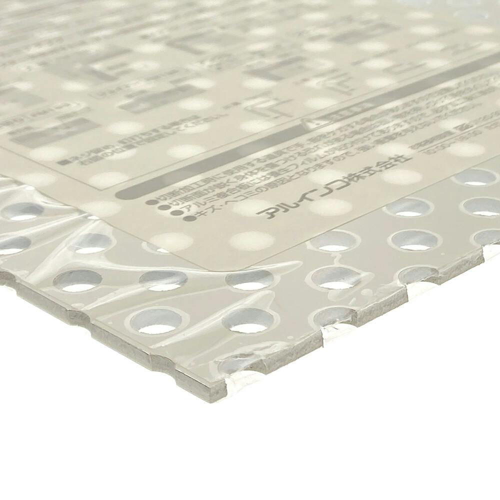 アルミ複合板パンチング ホワイト CG23P-02 | ねじ・くぎ・針金・建築