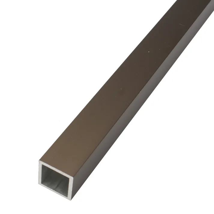 アルミ角パイプ ブロンズつや消し FB206B2 2.0×25×25×2000