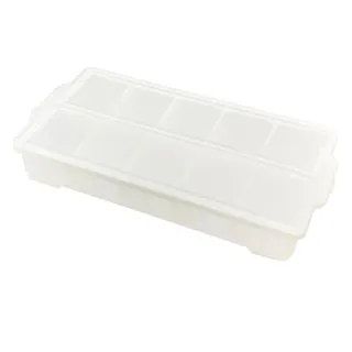 セパレート付コンテナ クリア AP3517-4 幅56.5cm 奥28.9cm 高さ8.8cm