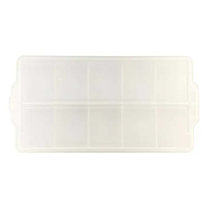 セパレート付コンテナ クリア AP3517-4 幅56.5cm 奥28.9cm 高さ8.8cm